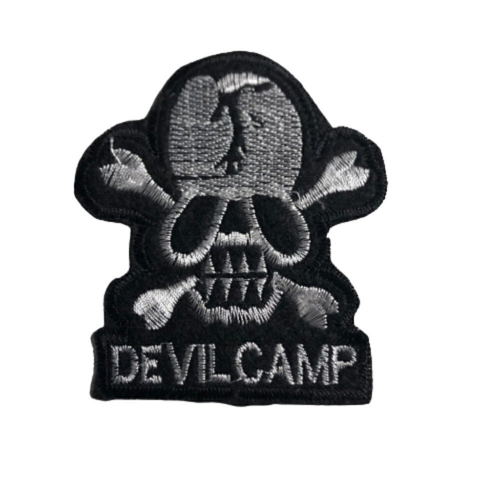 🛒 $3 Embroidered Iron on Patch - Devil Camp #18